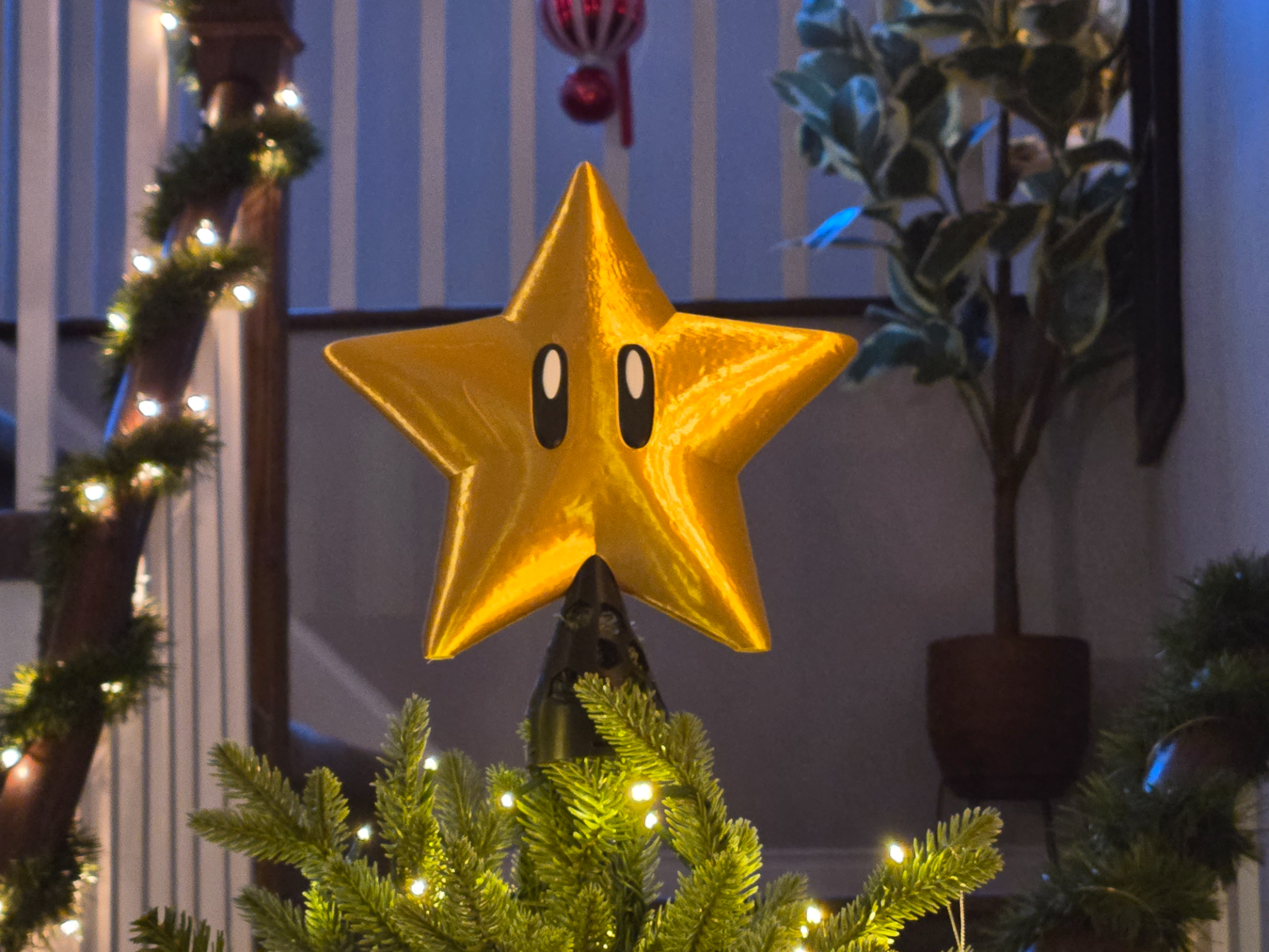 Estrella para Árbol de Navidad – Inspirada en la Estrella de Mario